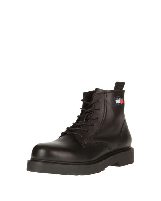 Tommy Hilfiger Black Ankle Boots for men