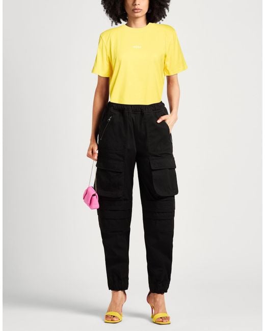 MSGM Yellow T-Shirts