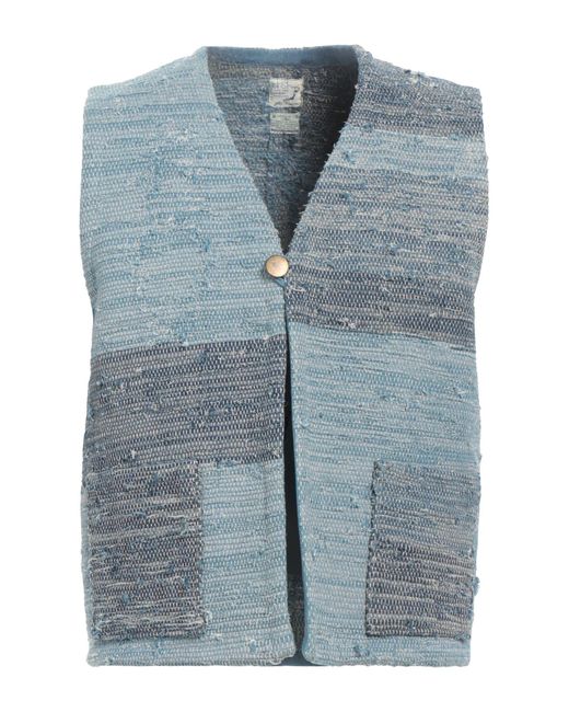 Orslow Blue Tailored Vest for men