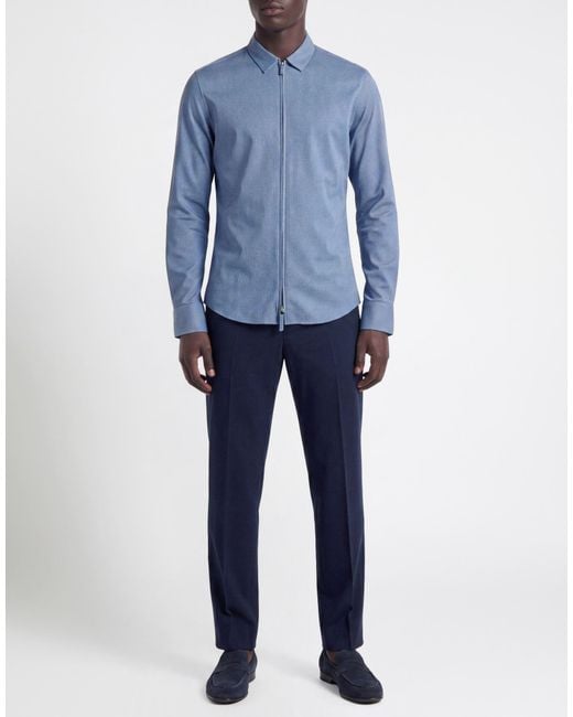 Giorgio Armani Blue Shirts for men