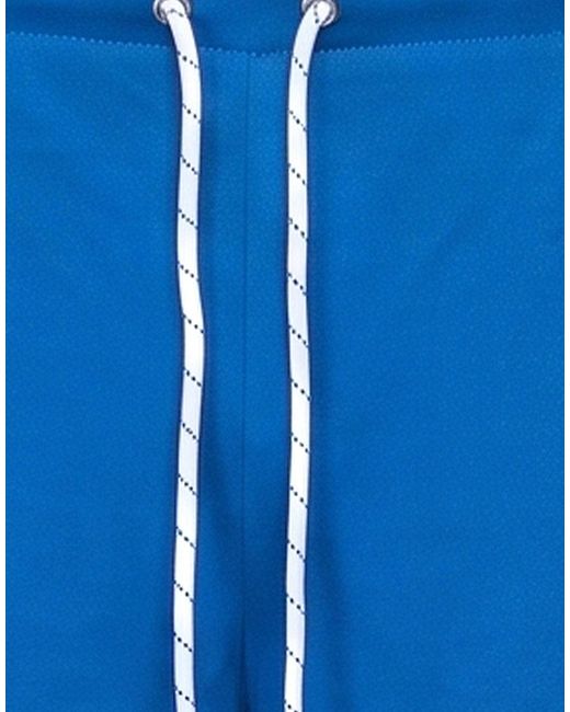 Bikkembergs Blue Shorts & Bermuda Shorts Polyester, Elastane for men