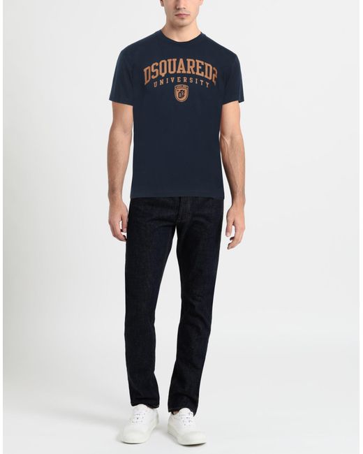 Camiseta DSquared² de hombre de color Blue