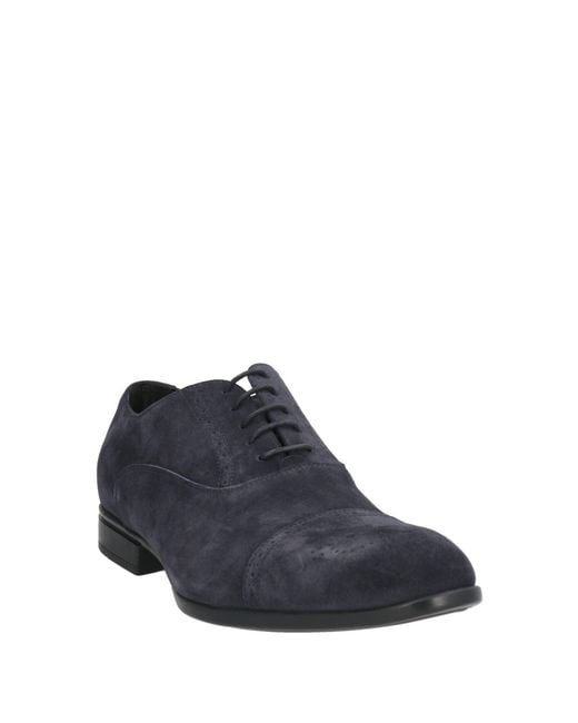 Doucal's Blue Lace-Up Shoes for men