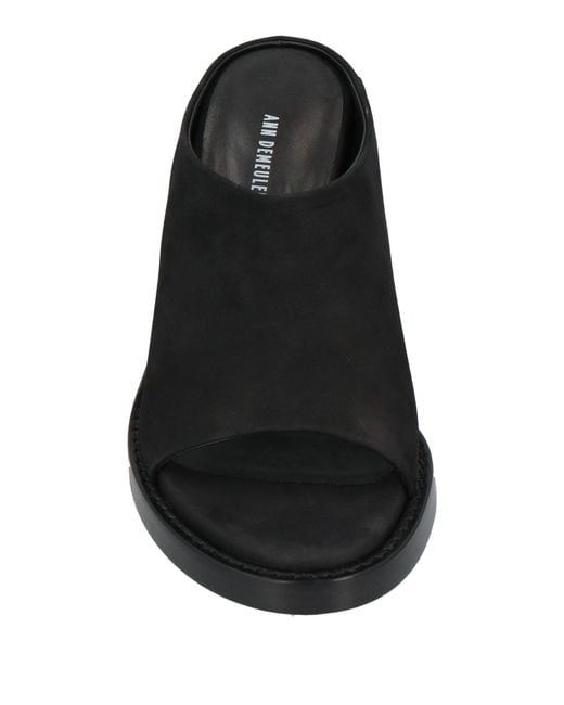 Ann Demeulemeester Black Sandals
