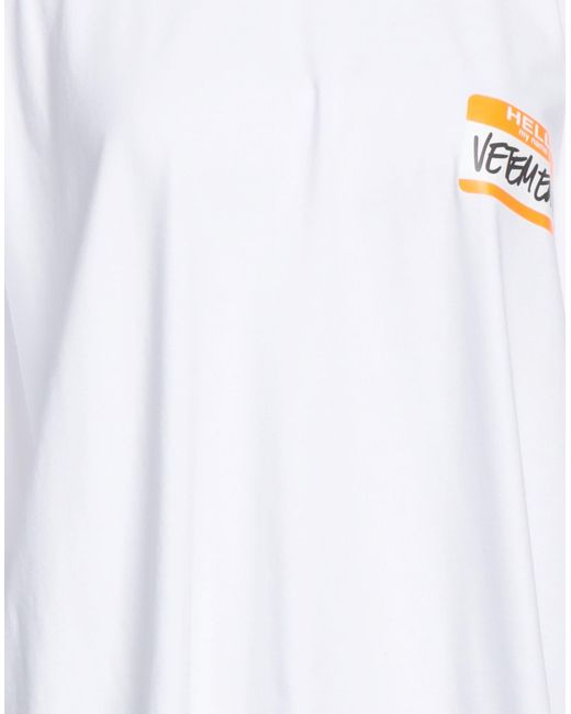 Vetements White T-shirts
