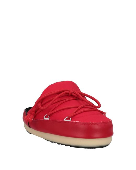 Moon Boot Red Mules & Clogs