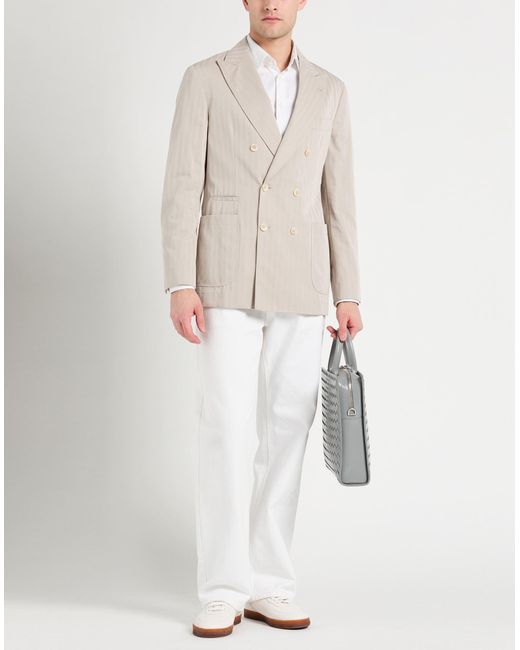 Brunello Cucinelli Gray Blazer for men