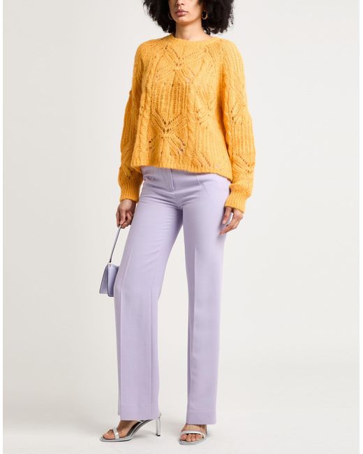 Twinset Yellow Marigold Sweater Mohair Wool, Alpaca Wool, Polyamide