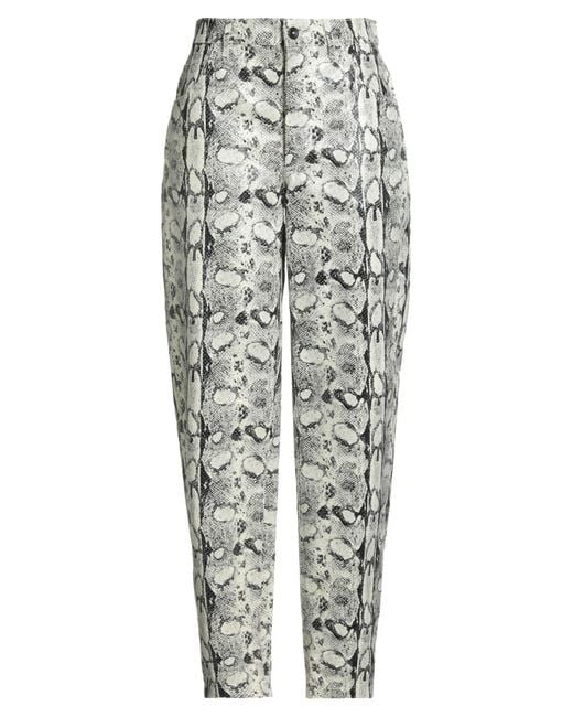 Alberta Ferretti Gray Trouser