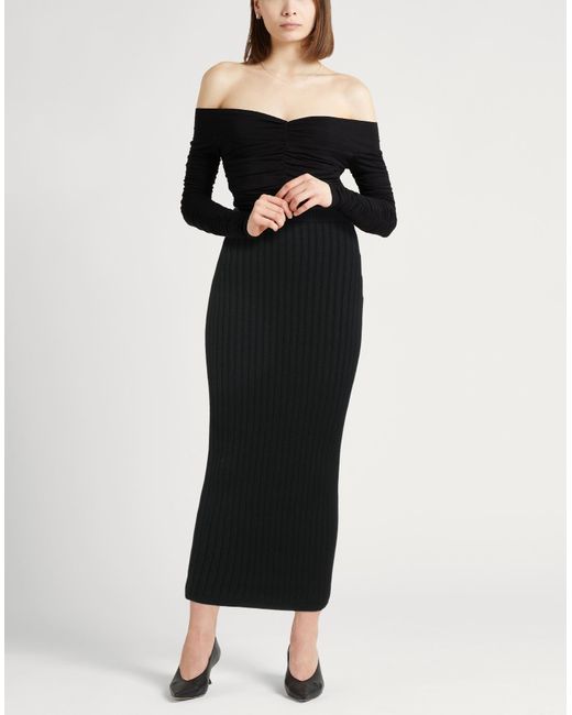 Max Mara Black Maxi-Rock