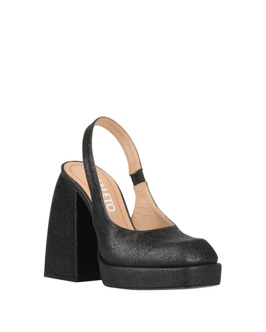 NODALETO Black Pumps Leather
