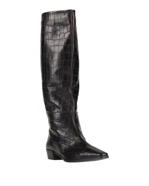 COPENHAGEN Black Dark Boot Leather