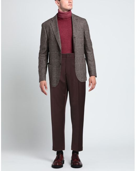 Santaniello Brown Trouser for men