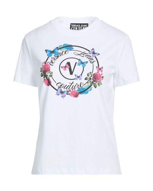Versace Jeans Couture White T-Shirt Cotton