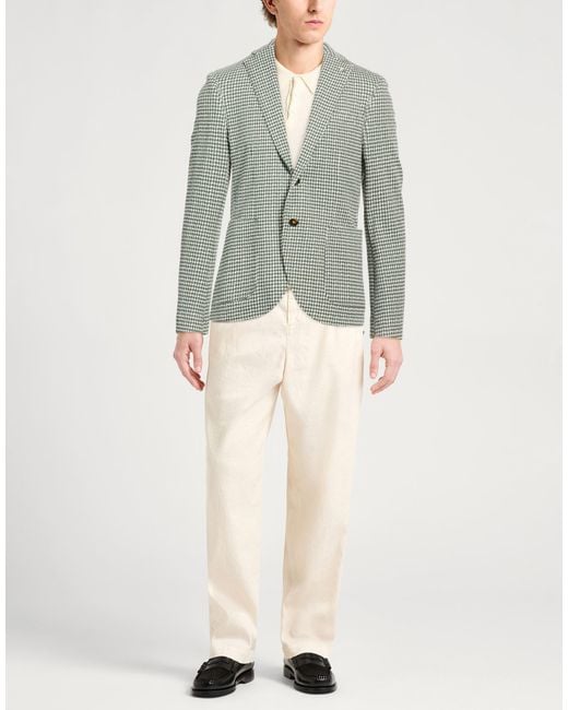 Manuel Ritz Green Blazers for men