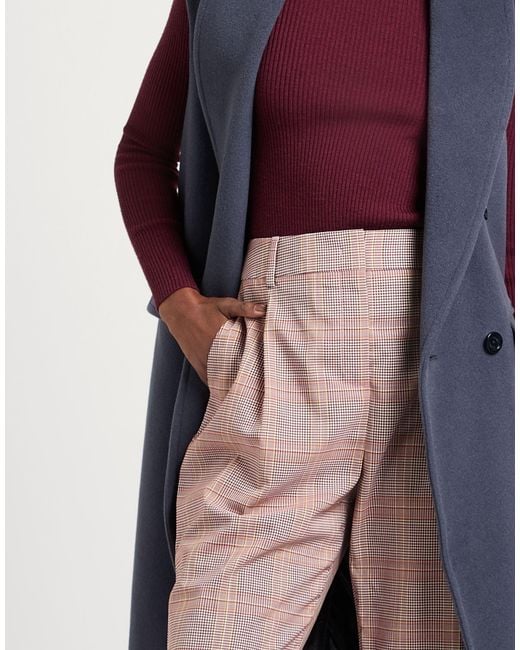 Paul Smith Pink Burgundy Pants Wool, Polyester, Elastane