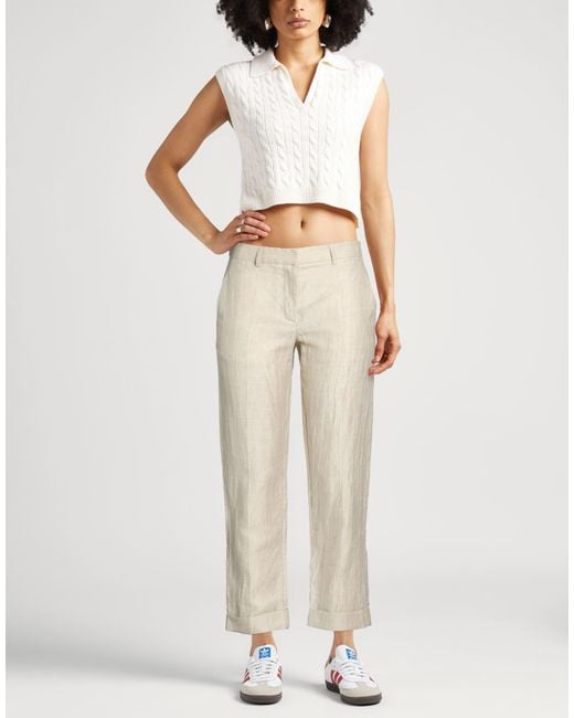 Grifoni Natural Pants Linen, Polyamide
