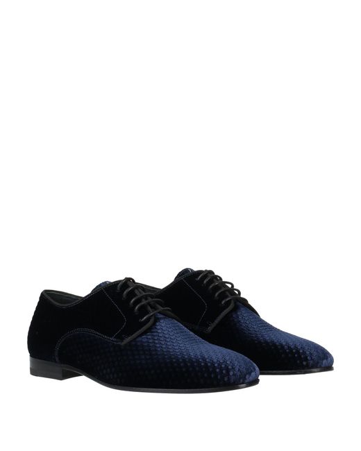 Giuseppe Zanotti Blue Lace-up Shoes for men