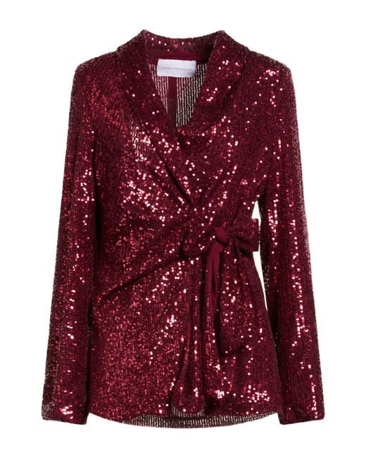 Alessandra Gallo Red Jacket Polyester