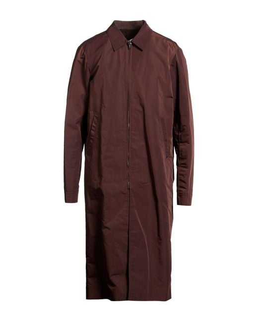 Rick Owens Brown Overcoat & Trench Coat for men
