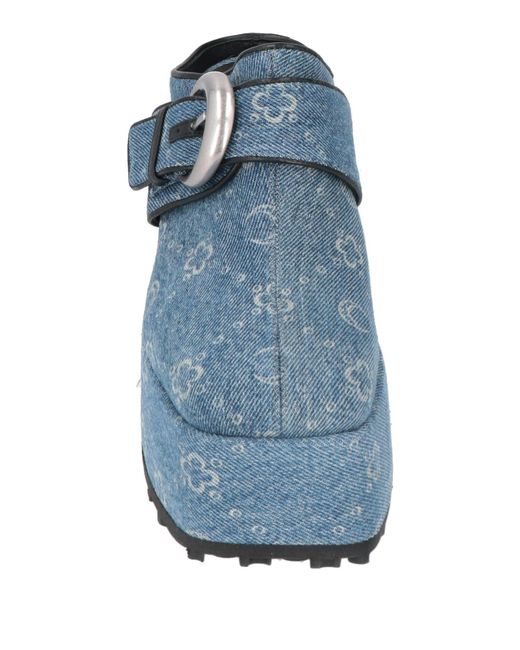 MARINE SERRE Blue Mules & Clogs