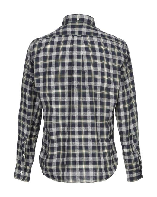 Alessandro Gherardi Gray Midnight Shirt Cotton, Polyester, Acrylic for men