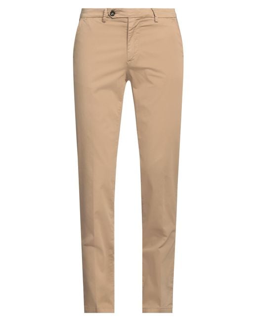 Manuel Ritz Natural Pants Cotton, Elastane for men