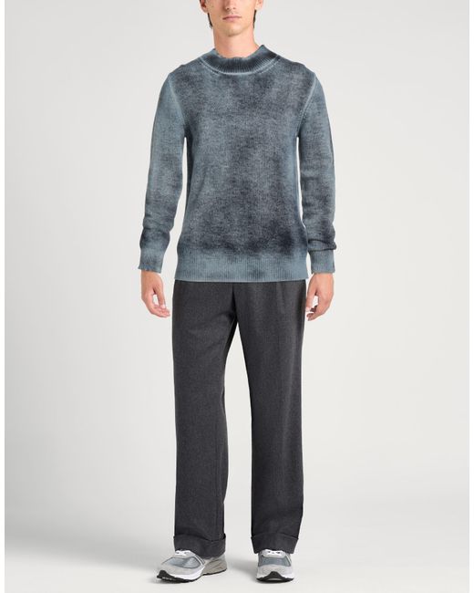 Grifoni Blue Turtleneck Wool, Polyamide for men