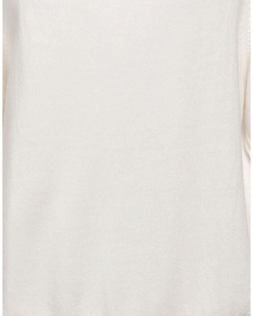 Nude White Sweater Virgin Wool