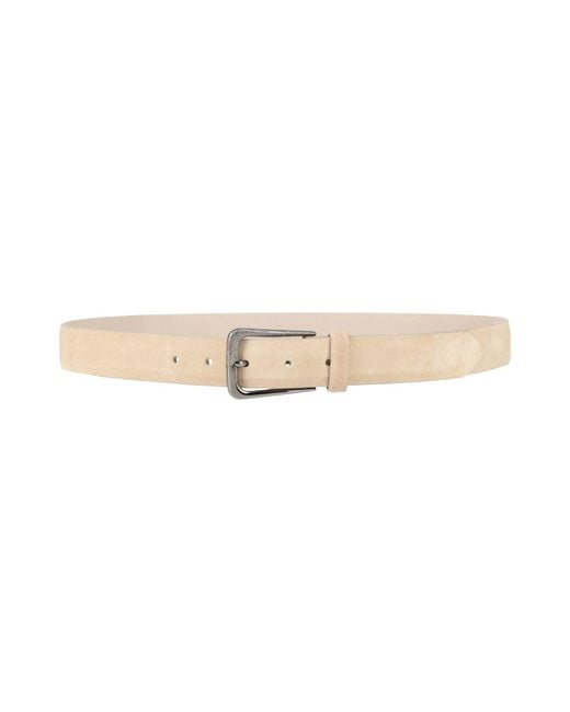 Brunello Cucinelli Natural Belt Leather
