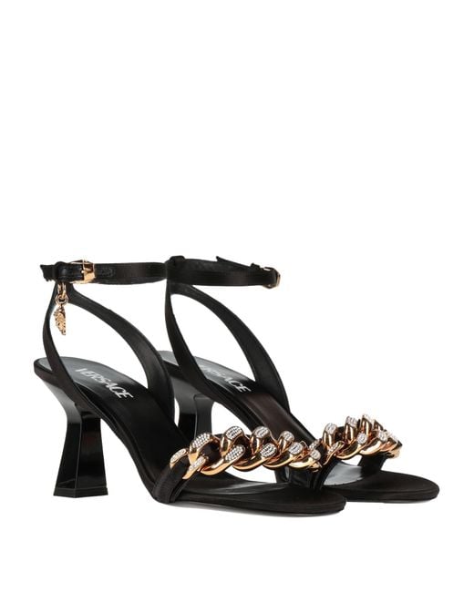 Versace Black Sandals