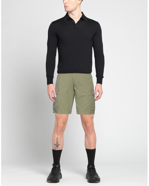 Napapijri Green Shorts & Bermuda Shorts for men