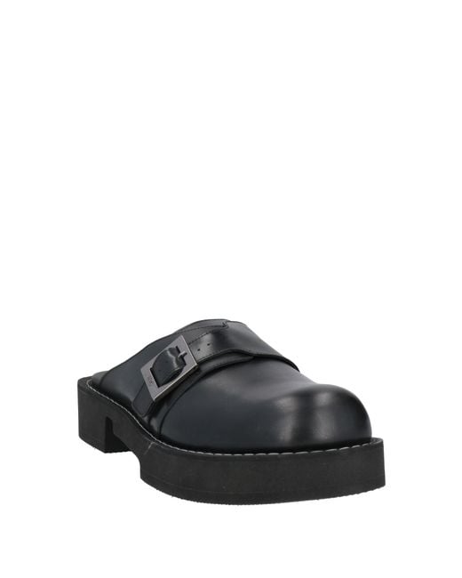 GCDS x CLARKS Black Mules & Clogs Leather for men