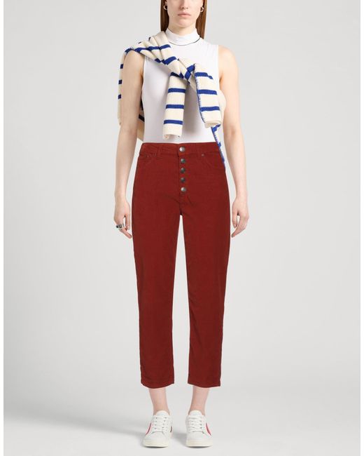 Dondup Red Trouser