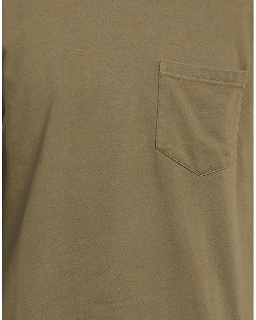 Officine Generale Green Military Sweatshirt Cotton for men