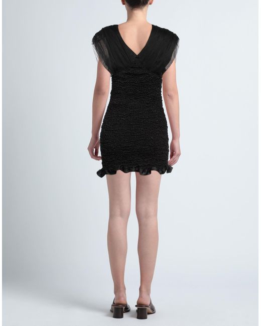 Alessandra Rich Black Mini-Kleid