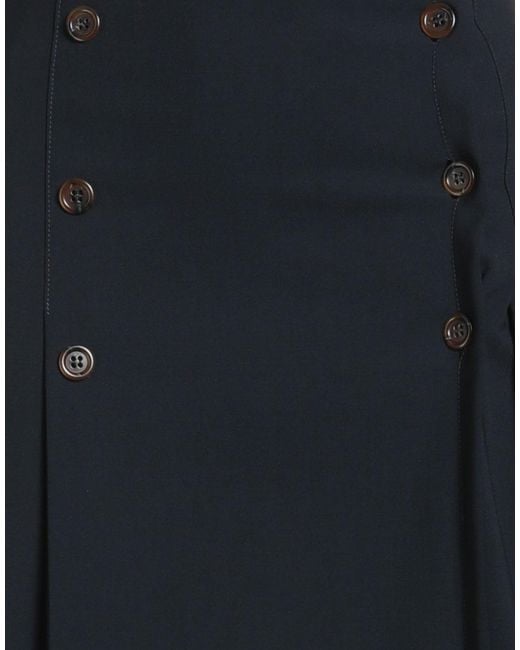 Kiltie Blue Mini Skirt Virgin Wool, Elastane