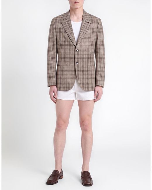 Paoloni Brown Blazer for men
