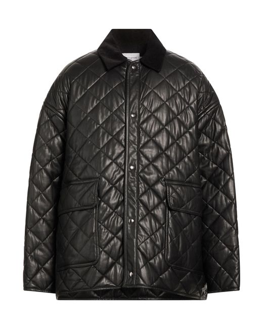 Maison Kitsuné Black Jacket Polyester, Polyurethane for men