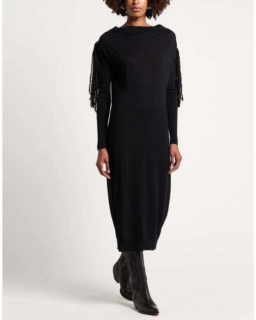 Carla G Black Midi Dress