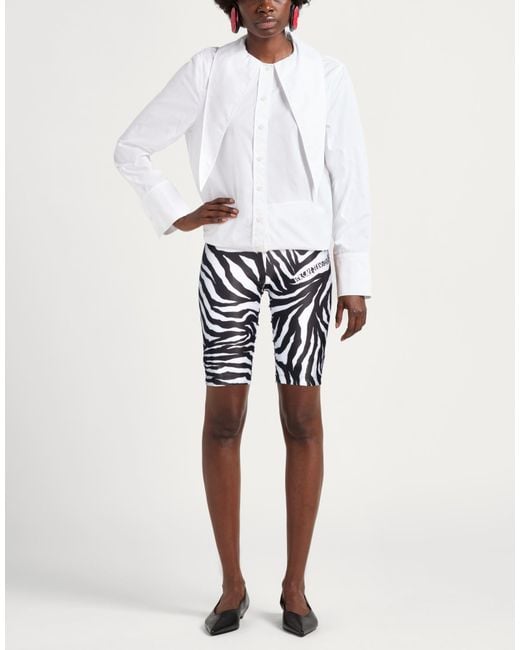 Versace Jeans Couture Black Shorts & Bermuda Shorts Polyamide, Elastane