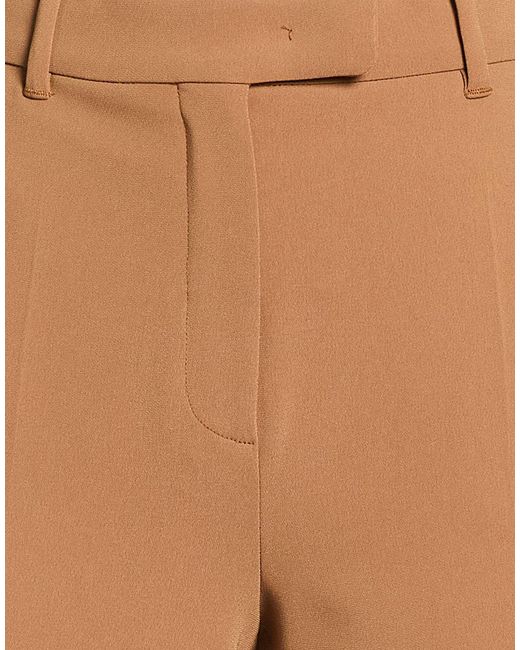 Max Mara Natural Camel Pants Triacetate, Polyester