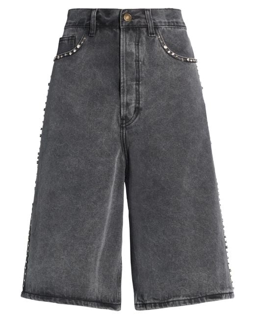 Mes Demoiselles Gray Denim Shorts