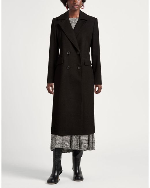 Kaos Black Coat Polyester, Viscose, Polyamide