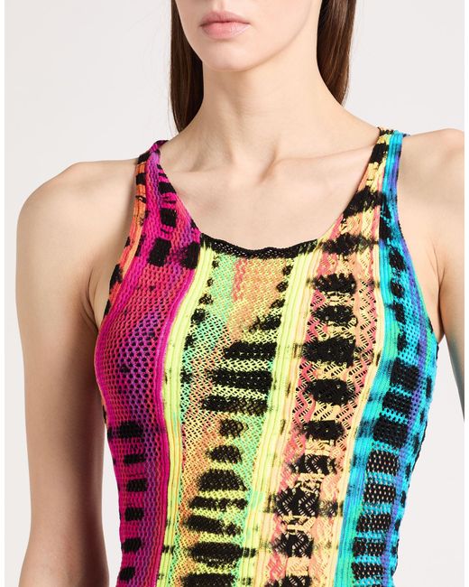 AGR Yellow Mini Dress Polyamide, Elastane