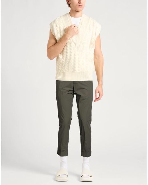 Messagerie Gray Patrizio Piscaglia Pants Cotton, Elastane for men