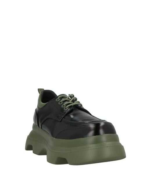 Jeannot Green Lace-Up Shoes