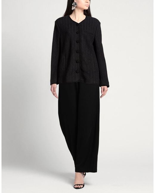 The Mannei Black Jacket Cotton, Viscose