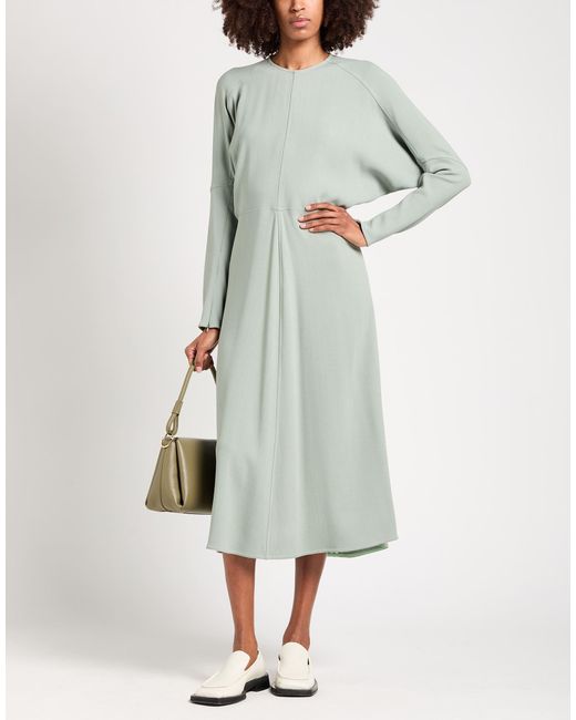 victoria beckham grey dress Victoria Beckham Twist Dress in Stone  ZO