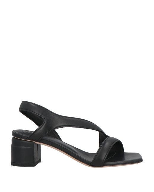 Officine Creative Black Sandals Leather